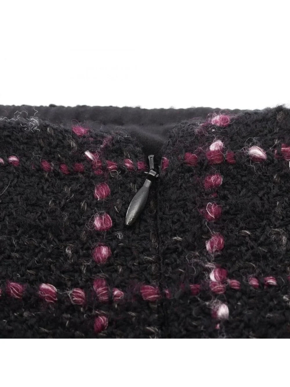 Chanel Skirt CC Logo Button Wool